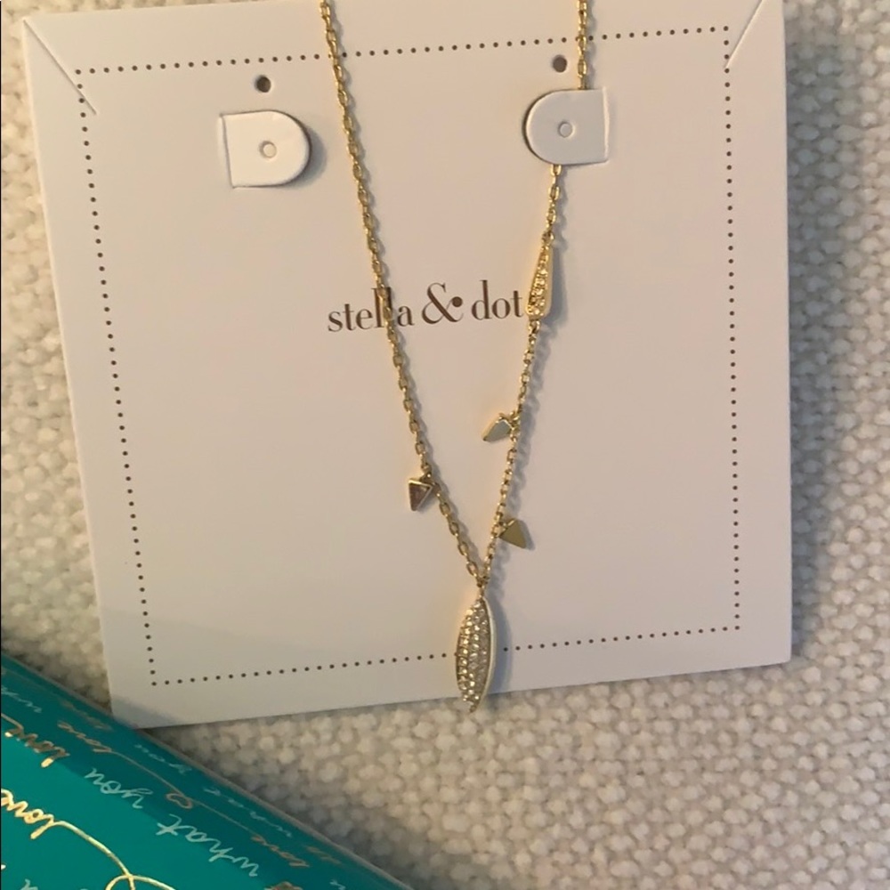 Delicate PAVE GOLD NECKLACE